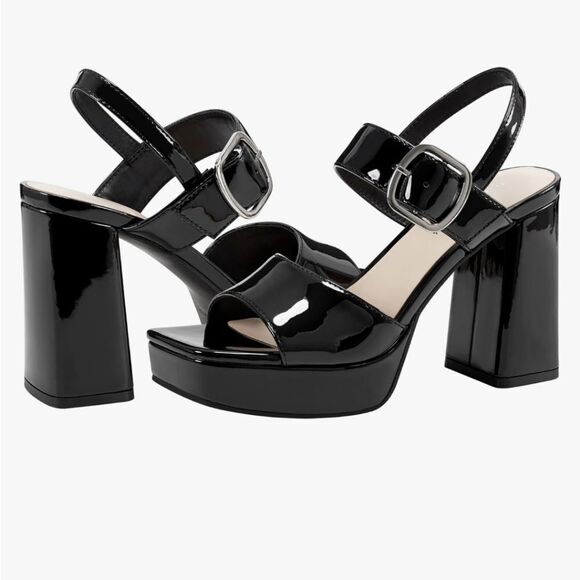 BRAND NEW MARC FISHER WOMEN'S GRADUATE BLOCK HEEL DRESS SANDAL G1 - Picture 1 of 16